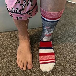 Worn single used Stance sock